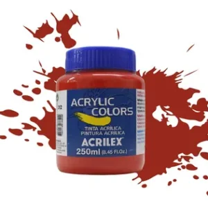 Pintura acrílica Acrilex roja