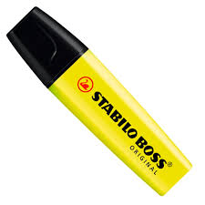 Destacador Stabilo Boss amarillo