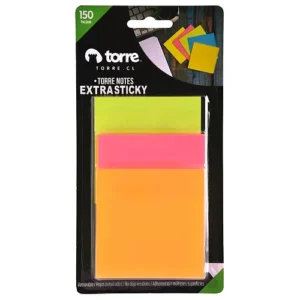 Notas adhesivas colores Torre