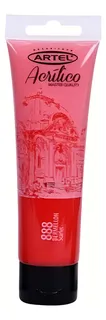Pintura acrílica roja 100 ml Artel