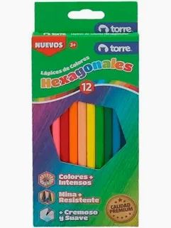 Lápices de colores 12 Torre